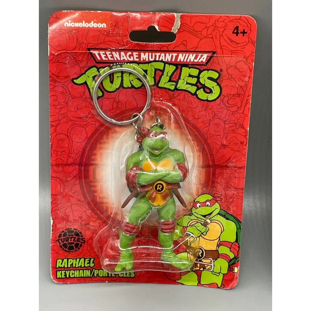 Teenage‎ Mutant Ninja Turtles TMNT Keychain and Magic Towel Lot Leonardo Raphael